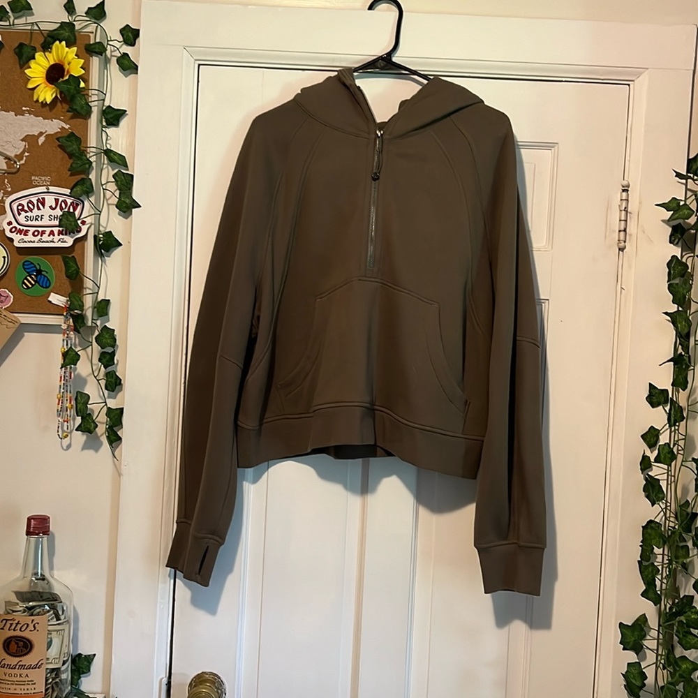 Scuba Oversized Half-Zip Hoodie